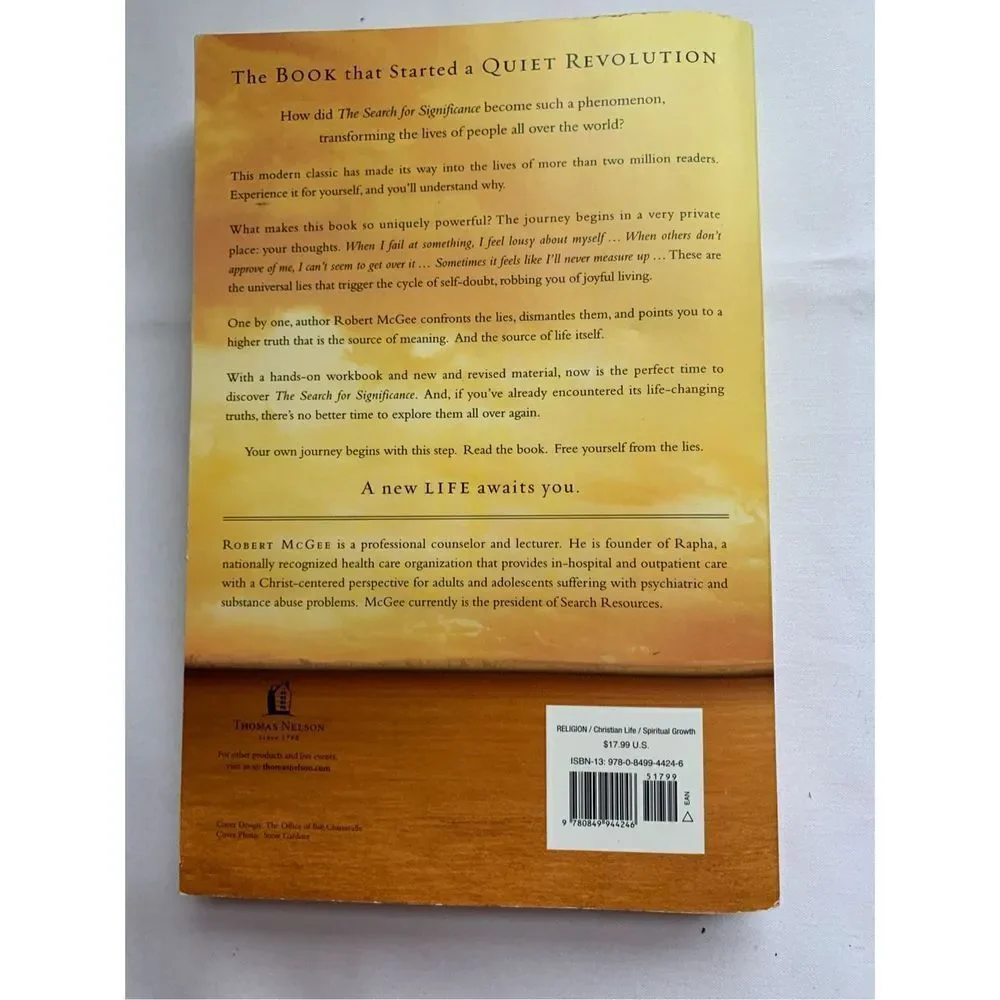 Book on The Search for Signifacince